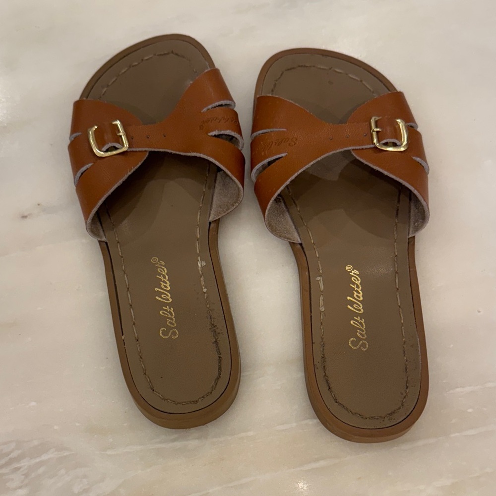 Salt Water Sandals by Hoy Tan Slide Sandals